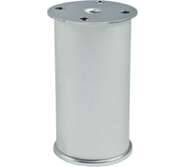 Опора мебельная алюминиевая AKS D-867 h100 мат. хром 22658