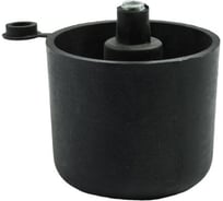 Опора мебельная пластиковая AKS WPJA-22 h68, регулируемая, черный 89758