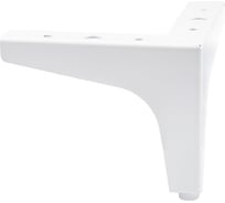 Опора мебельная металлическая AKS h100, угловая, белый 64751