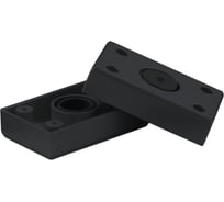 Опора мебельная пластиковая AKS B-01 h20, регулируемая, чёрный 76028