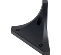 Опора мебельная пластиковая AKS B-10 h110, угловая, черный матовый 86335