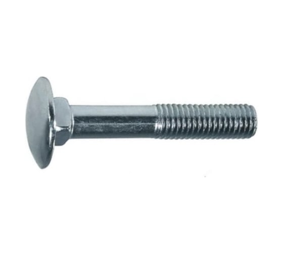 Болт мебельный МЕТАЛЛСЕРВИС M6x55 DIN 603 оцинкованный, 130 шт. МС 1276742