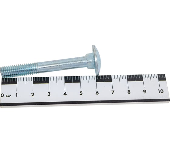 Болт мебельный МЕТАЛЛСЕРВИС M8x60 DIN 603 оцинкованный, 20 шт. МС 1276824