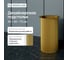 Подстолье металлическое круглое GENGLASS золотое TRUBIS L GGTP-09-1-L 2