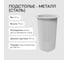 Подстолье металлическое круглое GENGLASS белое TRUBIS L GGTP-09-3-L 11