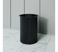 Подстолье металлическое круглое GENGLASS черное TRUBIS XL GGTP-09-2-XL