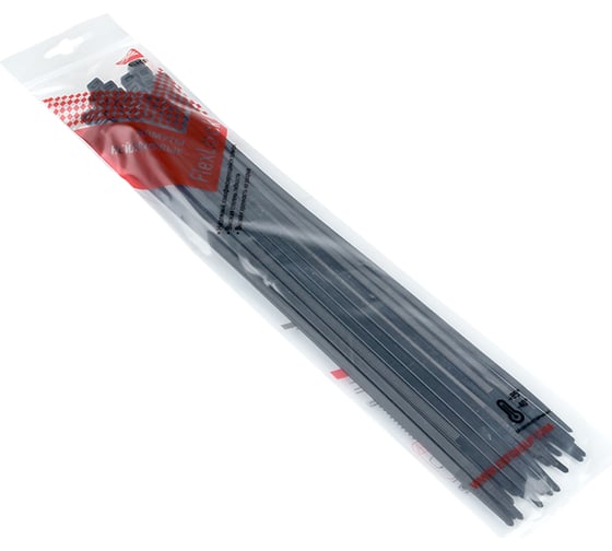 Хомут EKF P6.6 стандартный ч, 4.8x300 FlexLock plc-fl-ctsb-4.8x300-r