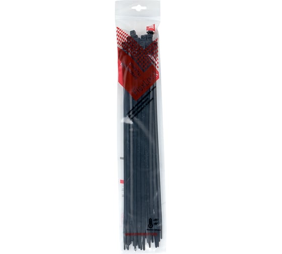 Хомут EKF P6.6 стандартный ч, 4.8x300 FlexLock plc-fl-ctsb-4.8x300-r