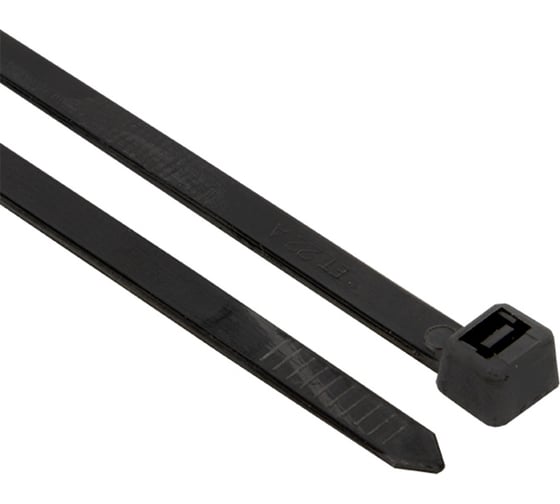 Хомут EKF 3,6х250 черный, нейлон 100 шт. plc-cb-3,6x250