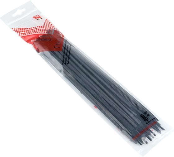 Хомут EKF P6.6 стандартный ч, 4.8x250 FlexLock plc-fl-ctsb-4.8x250-r