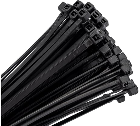 Хомут EKF 3,6х300 черный, нейлон 100 шт. plc-cb-3,6x300