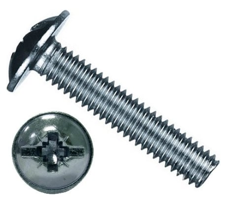 Винт с прессшайбой 23 БОЛТА М6x25 мебельный DIN967, 50 шт. вм625фф50