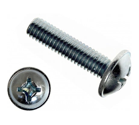 Винт с прессшайбой КРЕП-КОМП шлиц KOMBI DIN967 6х16 43шт вм616мф