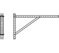 Консоль ККЛМ АО "КЗЭМИ" сборная КС800 УХЛ1 (без стойки), горячее цинкование, S2,5 П0000023146