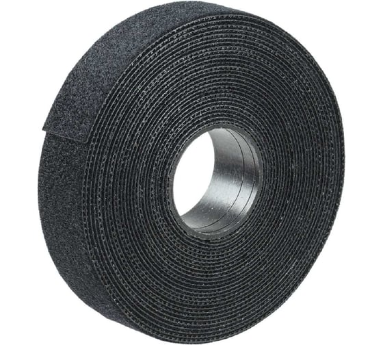 Хомут-липучка IEK ХКл 16 мм черный 5м/ролл UHL11-16-5M-K02