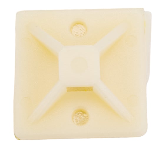 Самоклеящаяся площадка под хомуты IEK 25x25, 100 шт. UHP30-25-100
