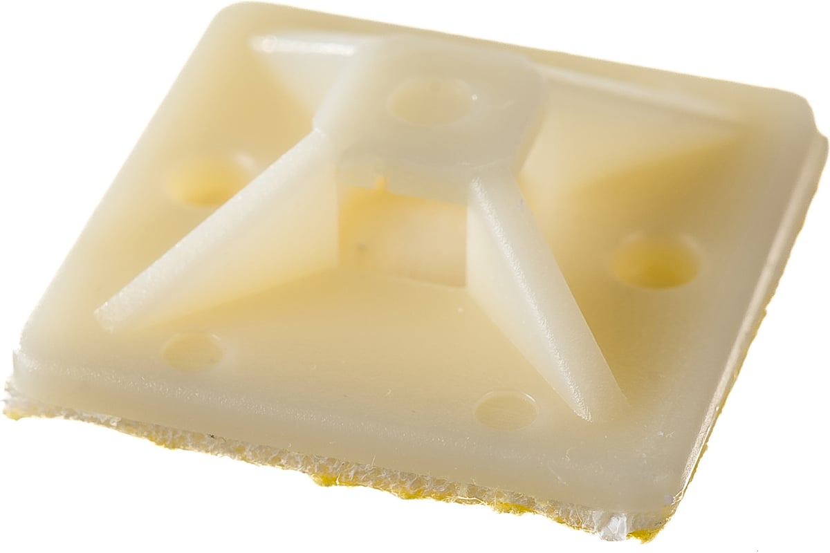 Самоклеящаяся площадка под хомут IEK 20x20 уп.100 шт. ИЭК UHP30-20-100 ...