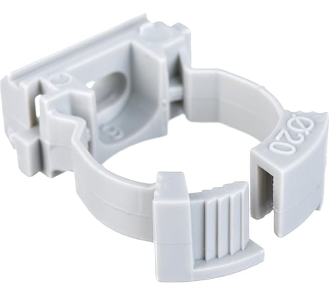 Хомутный держатель IEK серый CFC20 CTA10MP-CFC20-K41-100