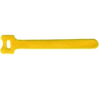 Хомут-липучка LANMASTER 210 мм, 20 шт., желтый LAN-VCM210-YL