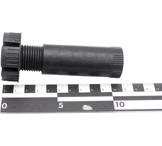 Цокольная ножка Tech-Krep/Zitar Н120 115-135 мм, черная, комплект 2 штуки, с 1 клипсой 129971