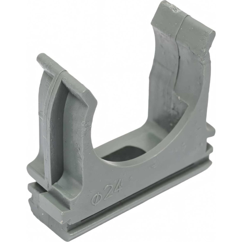 Крепеж - клипса для труб MasterProf диам. 24-25 мм, серая, 50 шт. ЭТ ...