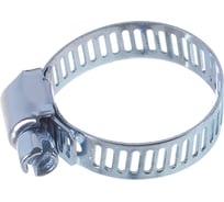 Обжимной червячный хомут Крепстандарт 9 мм 12-20 мм цинк 2 шт к8005