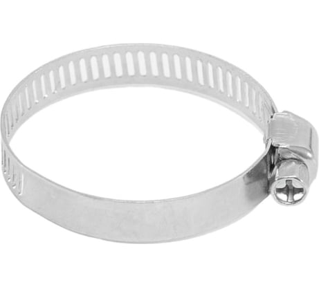 Хомуты червячные просечные EKOTOOLS оцинкованные, 40-60 мм, 10 шт. 3202240