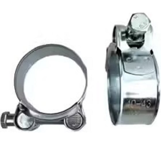 Хомут силовой GRIALE оцинкованный, диаметр 40-43 мм, ширина 20 мм GR7450408-1