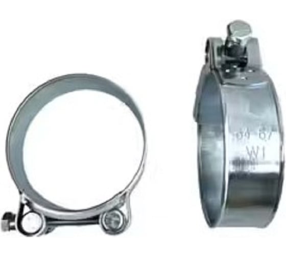 Силовой хомут GRIALE оцинкованный, диаметр 64-67 мм, ширина 22 мм GR7450414-1