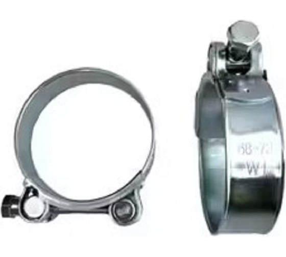 Силовой хомут GRIALE оцинкованный, диаметр 68-73 мм, ширина 24 мм GR7450415-1