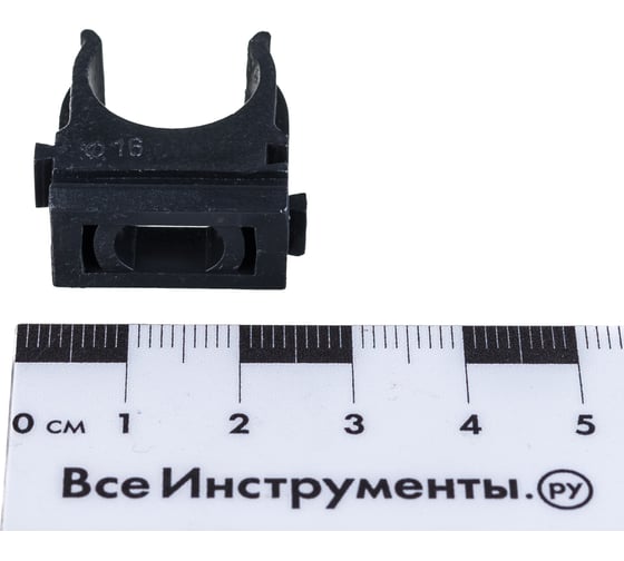 Крепеж - клипса для труб MasterProf диам. 16 мм, черная, 50 шт. ЭТ.120525