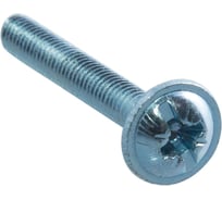 Винт для крепления ручки Стройбат М4x25 мм белый цинк 231850