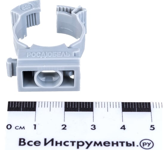 Электроустановочная клипса с замком MasterProf диам. 20, 50 шт ЭТ.120517