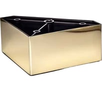 Опора пятиугольная ЭЛИМЕТ 4 шт., H50, L100, золото БП-00003869