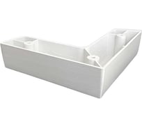 Опора угловая ЭЛИМЕТ 4 шт., H40, L150, сосна белая БП-00003863