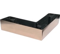 Опора угловая ЭЛИМЕТ 2 шт., H40, L150, чёрный никель БП-00003866