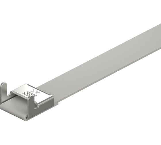 Монтажная лента OBO Bettermann SBF 15-400 FSK с фиксатором, серая, 25 шт. в упаковке 6490304 1