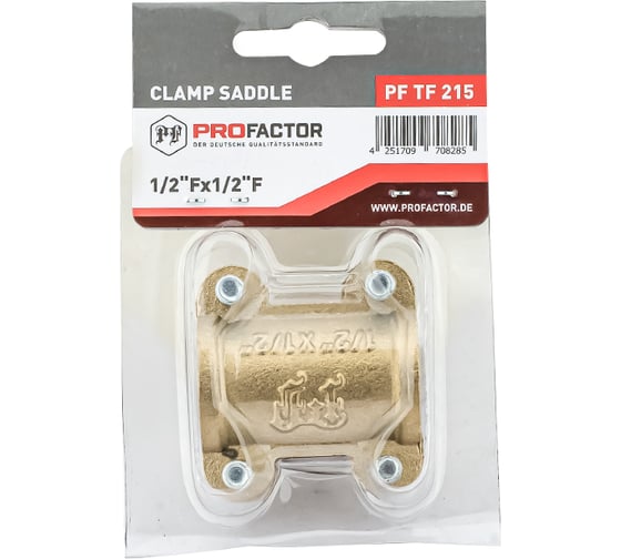 Водоотвод PROFACTOR хомут-врезка 1/2 х 1/2в PF TF 215