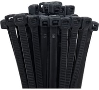 Хомут-стяжка ленточный SLP electrics 3,6x200 100 шт в упаковке черный 2401-00100