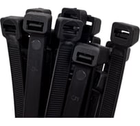 Хомут-стяжка ленточный SLP electrics 9x760 50 шт в упаковке черный 2401-00360