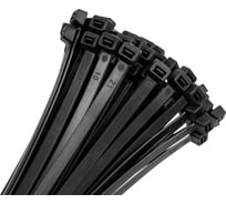 Хомут-стяжка ленточный SLP electrics 7,6x300 100 шт в упаковке черный 2401-00300