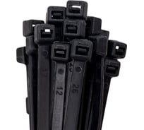 Хомут-стяжка ленточный SLP electrics 4,8x350 100 шт в упаковке черный 2401-00220