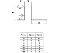 Уголок Amig покрытие бихром 3-80 Ang