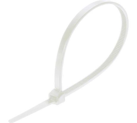 Кабельная стяжка (хомут) NORMA-RUS 2,5 х 200, бесцветная, 100 шт. НР-СТ8625200WH