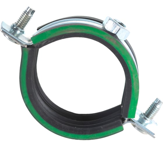 Хомут с резиновым уплотнителем и гайкой Tech-Krep 1 1/2" 48-53 мм 136968 1
