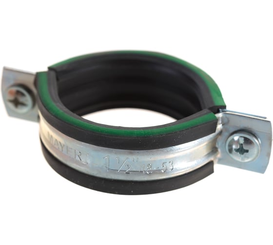 Хомут с резиновым уплотнителем и гайкой Tech-Krep 1 1/2" 48-53 мм 136968