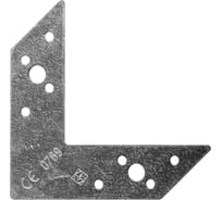 Плоский уголок VORMANN 82х116х30х2 мм, оцинкованный 71 003 000