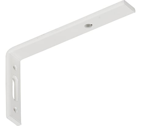 Гардинный уголок VORMANN 95х55х13,5х3,5 мм, оцинкованный, цвет: белый 00160 095 W