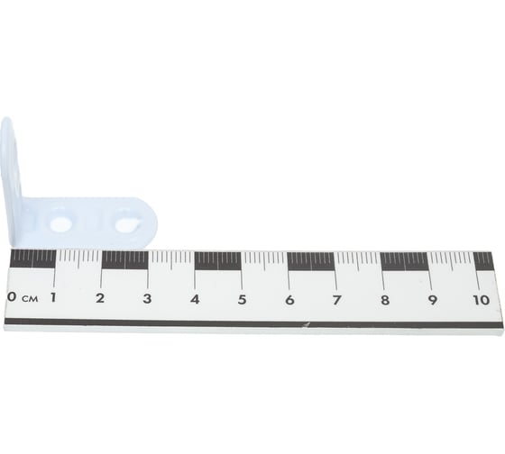Мебельный уголок VORMANN Piconect 30х30х15х1,5 мм, оцинкованный, цвет: белый 00162 030 W