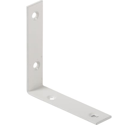 Уголок VORMANN 60х60х18х2 мм, оцинкованный, цвет: белый 00180 060 W
